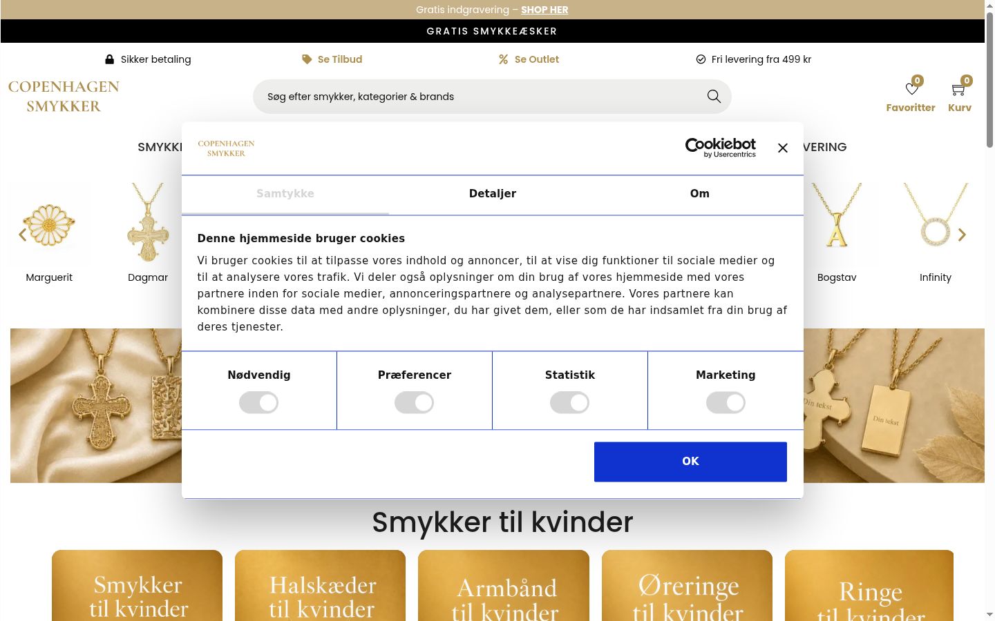 Screenshot tal-banner tal-kunsens muri qabel kwalunkwe interazzjoni