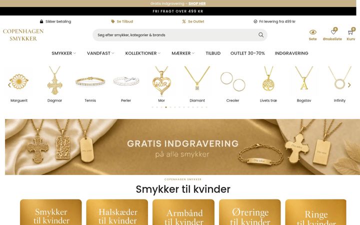 Screenshot of copenhagensmykker.dk