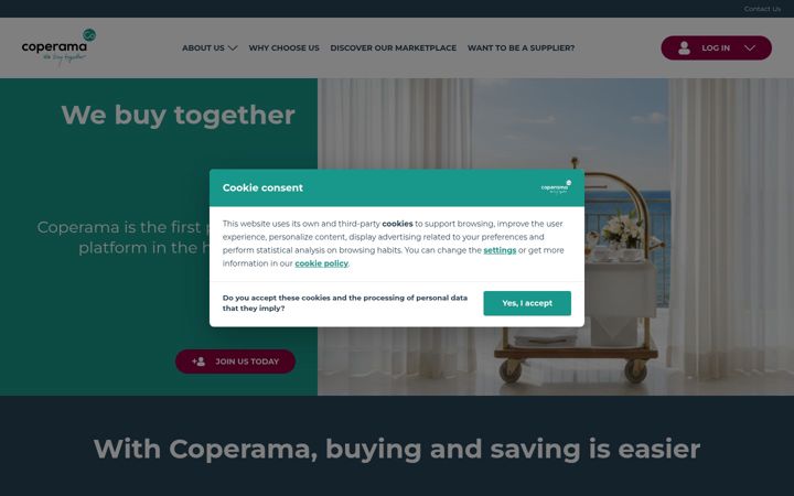 Screenshot of coperama.com