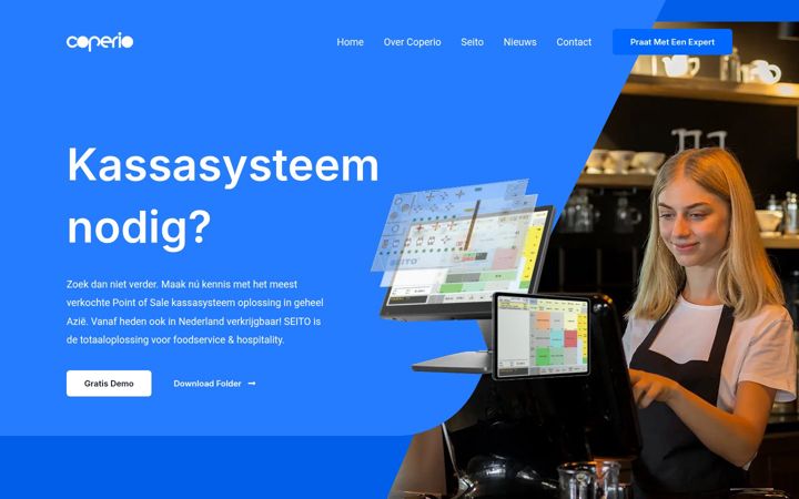 Screenshot of coperio.nl