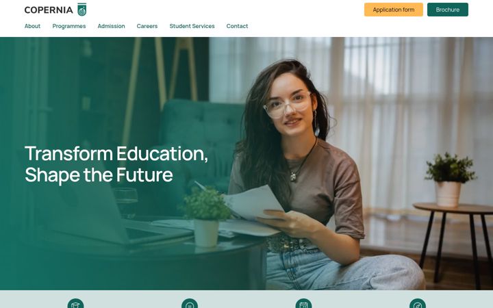 Screenshot of copernia.eu