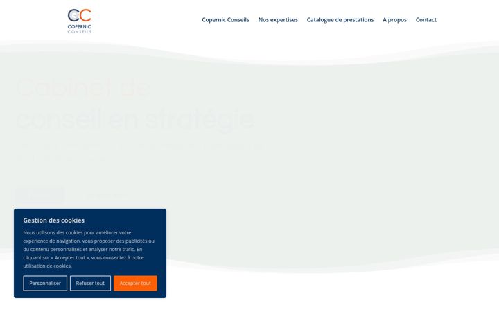 Snimka zaslona za copernic-conseils.fr
