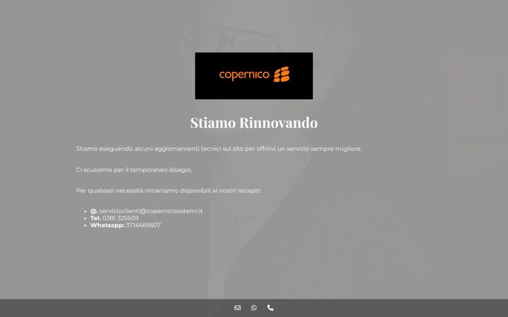 Posnetek zaslona copernicosistemi.it