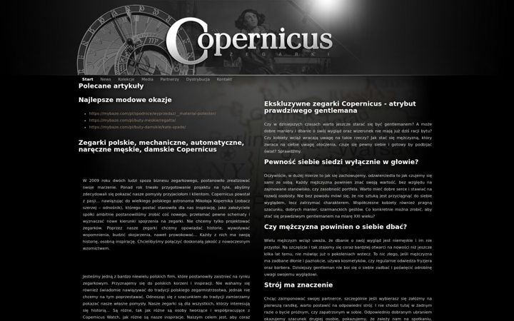 Screenshot of copernicus-watch.pl
