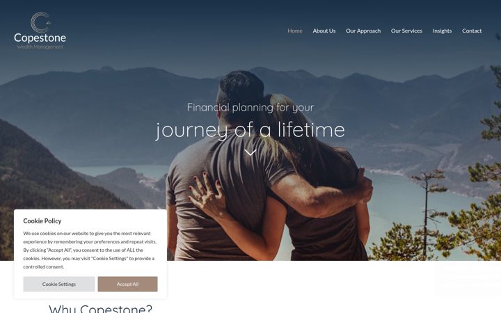 Screenshot of copestonewealth.co.uk