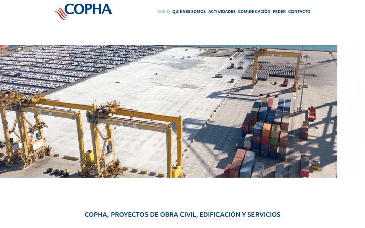 Screenshot of copha.es