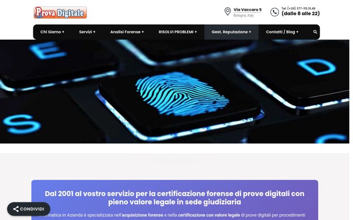 Ekrānuzņēmums no copiaautenticaprovadigitale.it