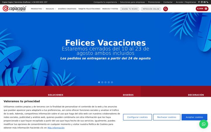 Screenshot of copiacopia.es