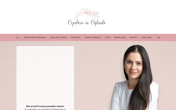 Screenshot of copilarieinoglinda.ro