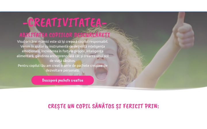 Screenshot of copilcreativ.ro