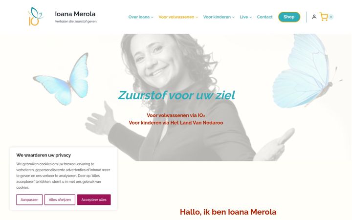 Screenshot of copio.be