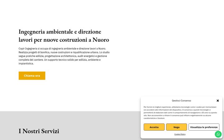 Screenshot of copiringegneria.com