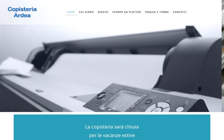 Screenshot of copisteriaardeatorino.it