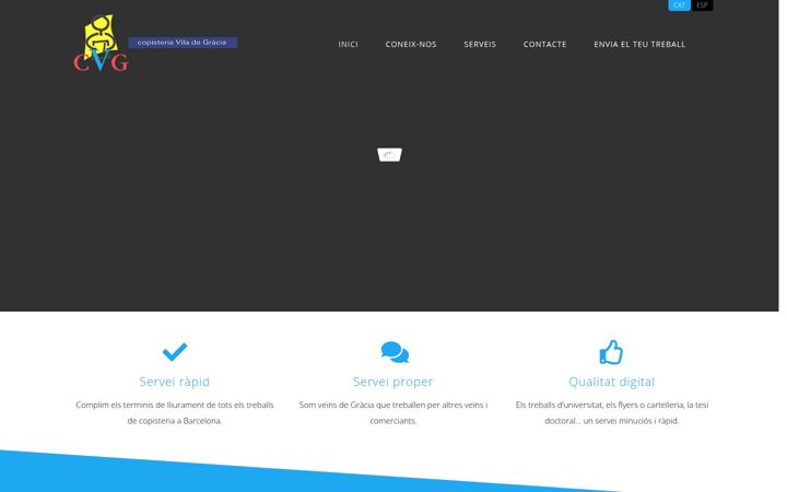 Screenshot of copisteriacvg.cat