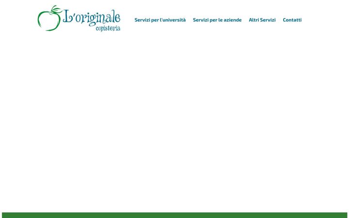 Screenshot of copisterialoriginale.it