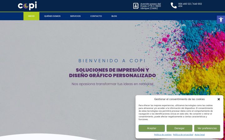 Screenshot of copiubrique.es