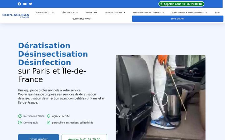 Screenshot di coplaclean.fr