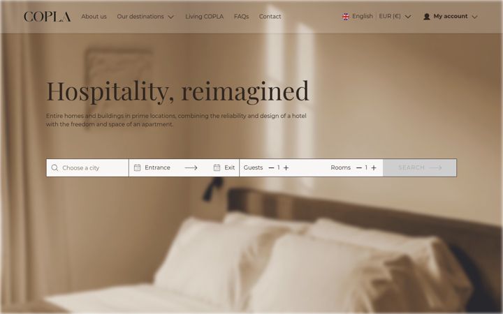 Screenshot of coplaliving.com