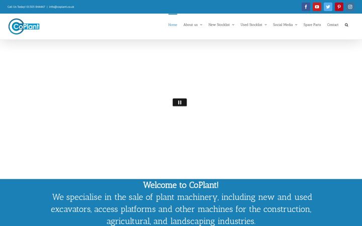 Screenshot of coplant.co.uk