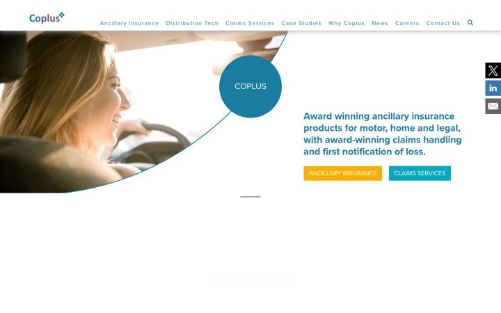Screenshot of coplus.co.uk