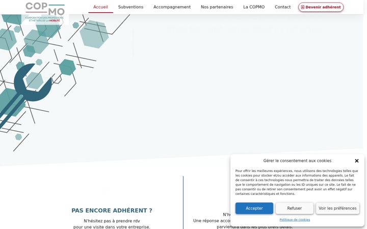 Screenshot of copma.fr