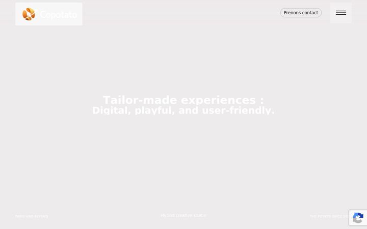 Screenshot of copotato.com