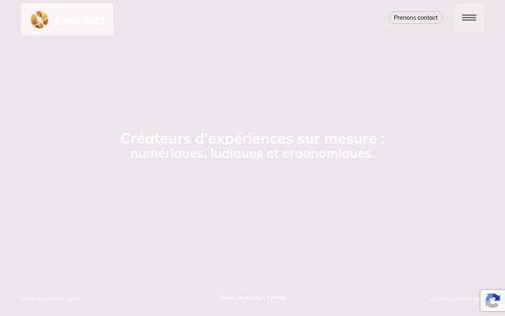 Screenshot di copotato.fr