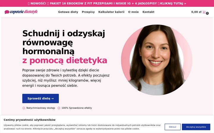 Snímek obrazovky copowiedietetyk.pl