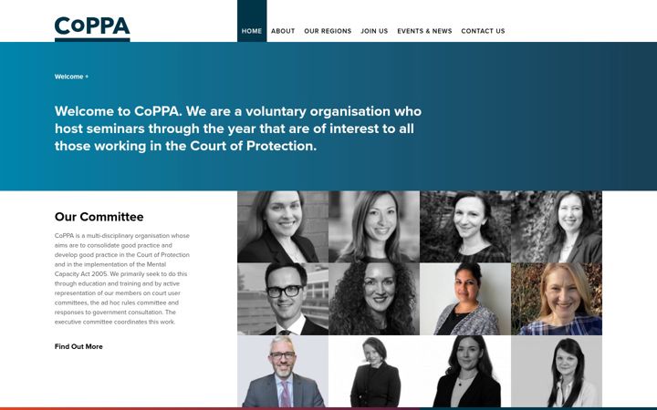 Kuvakaappaus sivustosta coppagroup.org