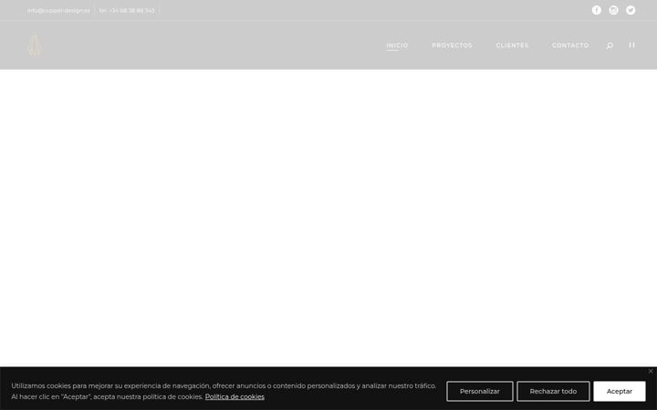 Screenshot of coppel-design.es
