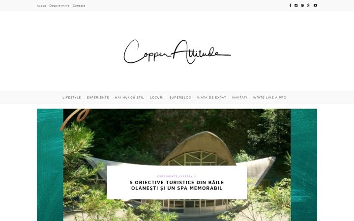 Screenshot of copperattitude.ro