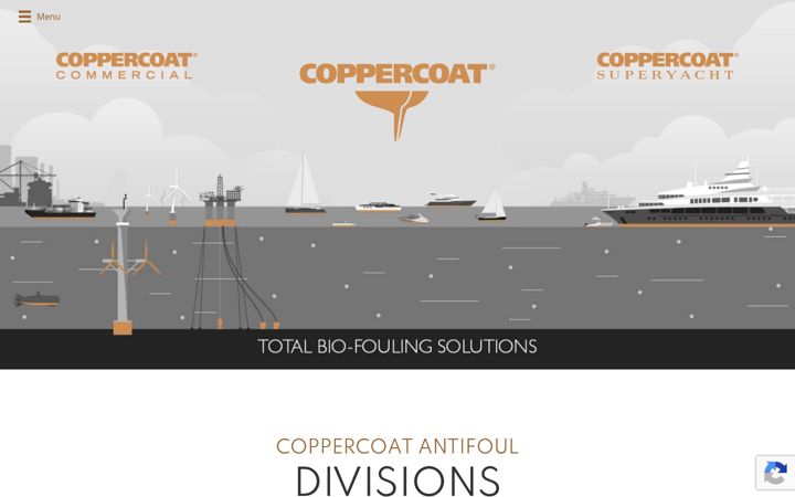 Screenshot of coppercoat.com