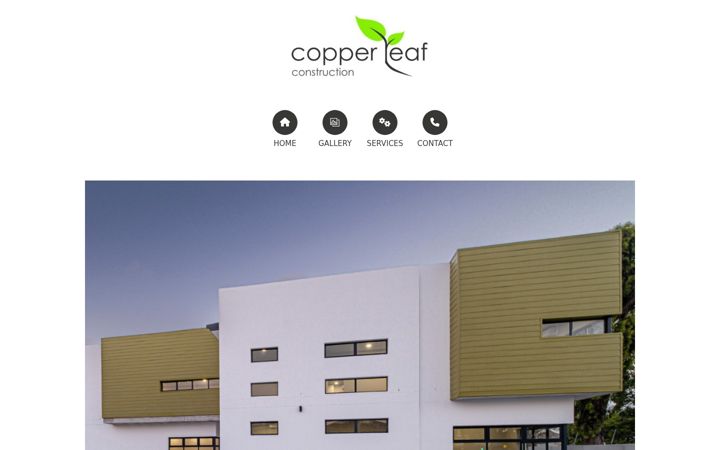 Snímek obrazovky copperleafconstruction.co.za