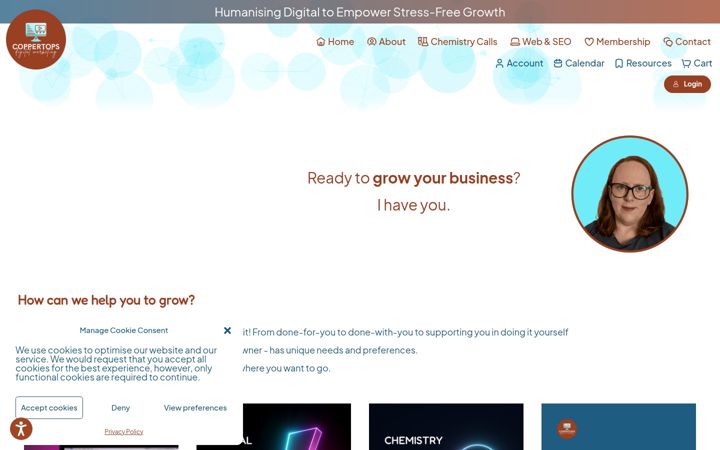Screenshot of coppertops.ie
