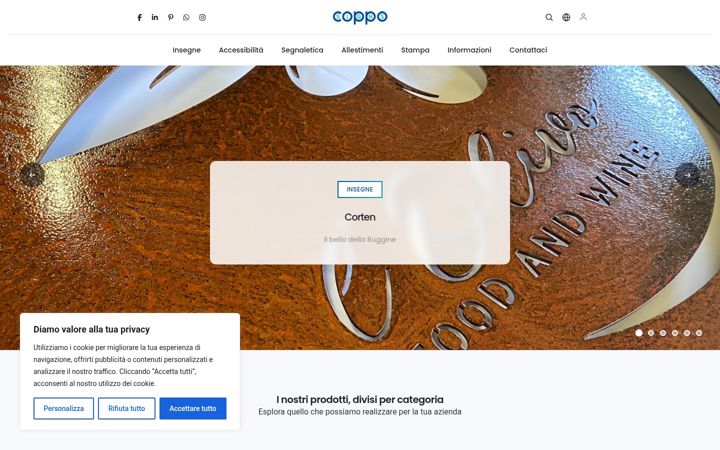 Screenshot of coppo.net