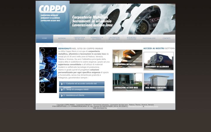 Screenshot of coppomario.it