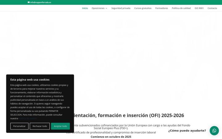 Screenshot του copponferrada.es