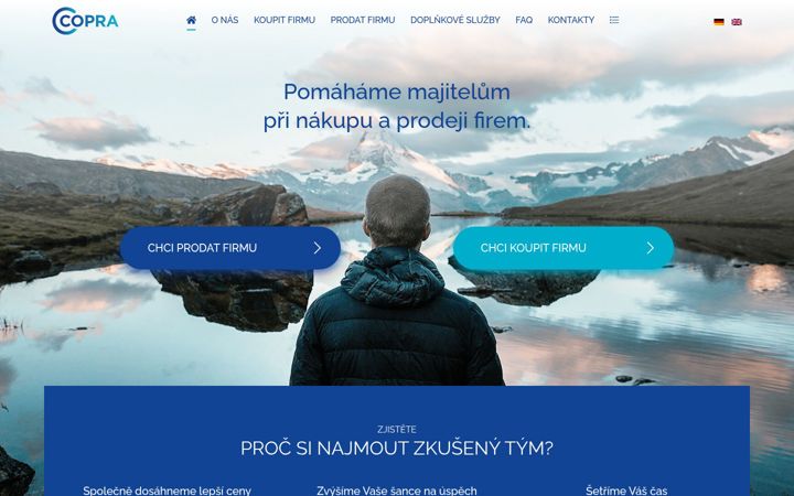 Skjámynd af copra.cz