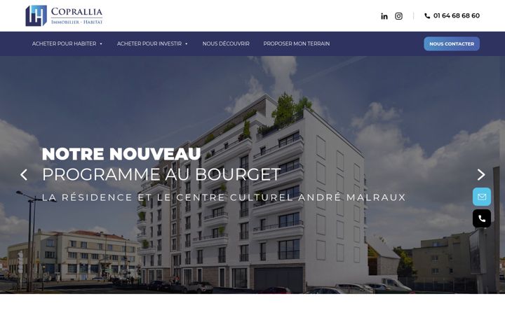 Screenshot of coprallia.fr