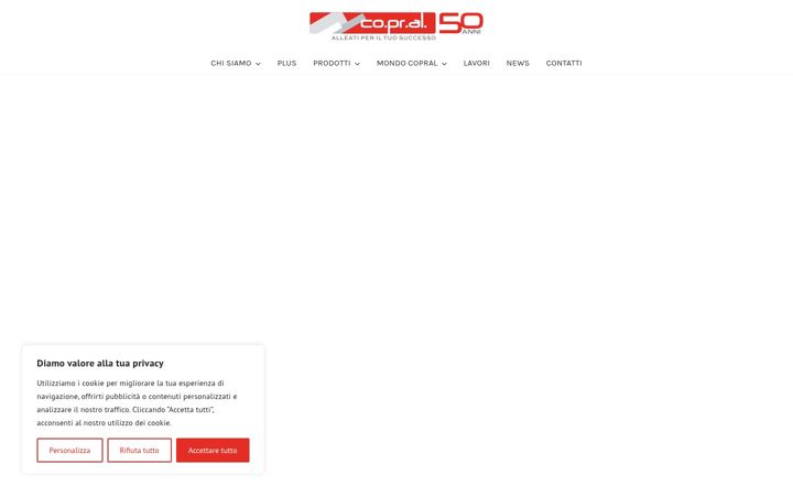 Posnetek zaslona copralsrl.it