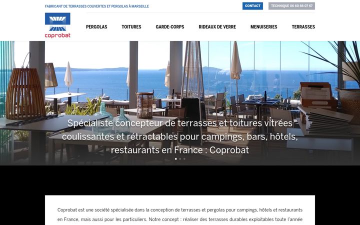 Screenshot di coprobat.fr