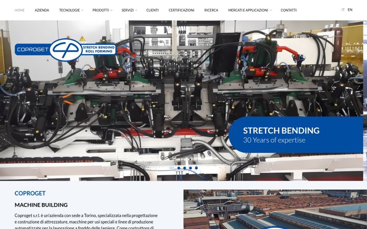 Screenshot von coproget.com