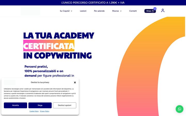 Екранна снимка на copy42.it