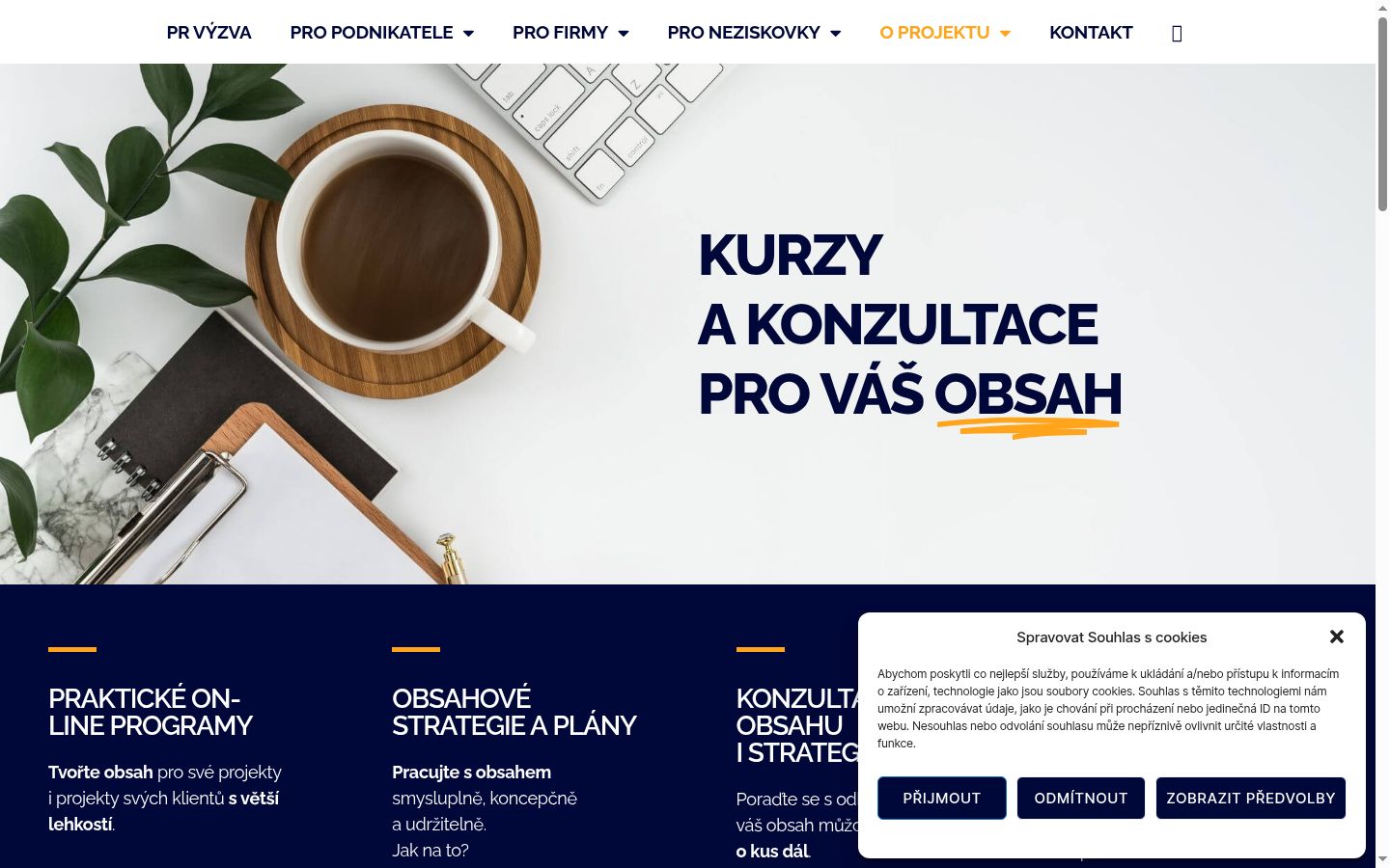 Screenshot tal-banner tal-kunsens muri qabel kwalunkwe interazzjoni