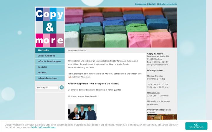 Skærmbillede af copyandmore.net