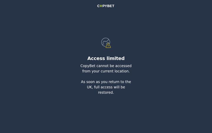 Screenshot of copybet.com