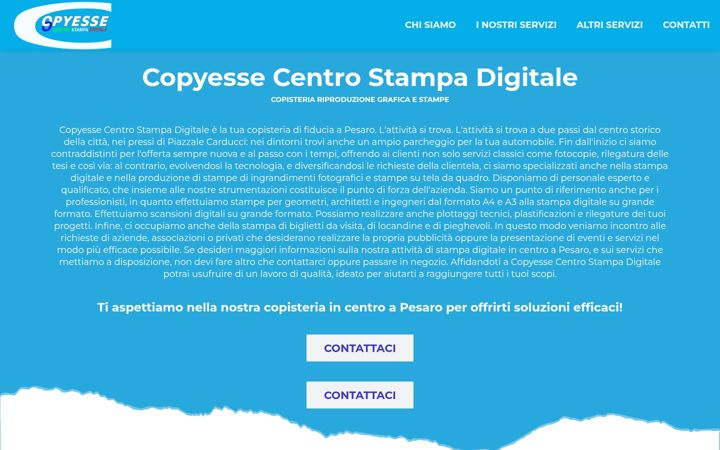 Screenshot of copyesse.it