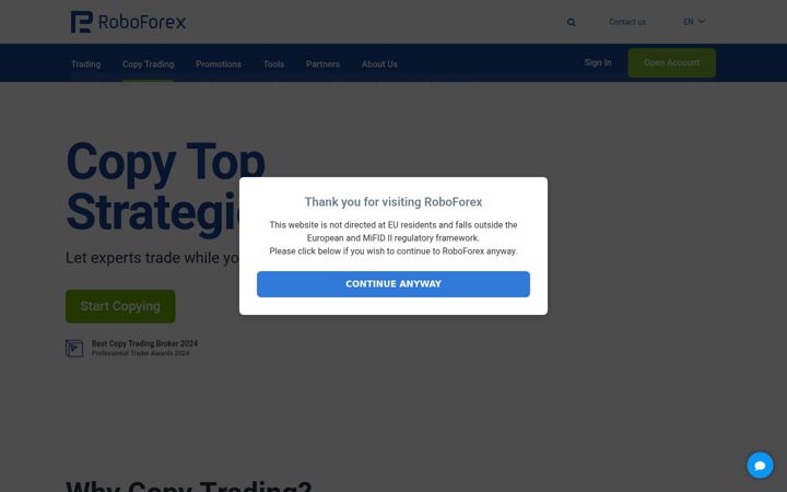Screenshot of copyfx.com