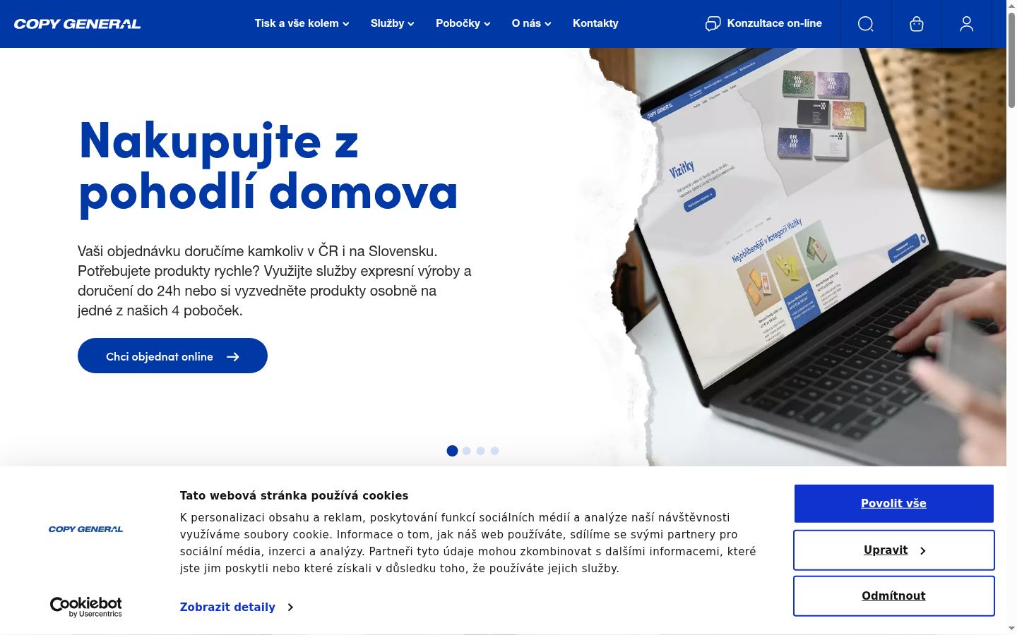 Screenshot tal-banner tal-kunsens muri qabel kwalunkwe interazzjoni