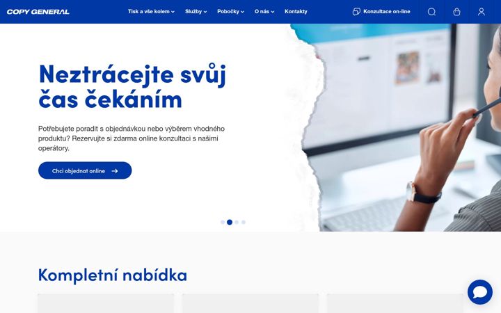 Screenshot of copygeneral.cz